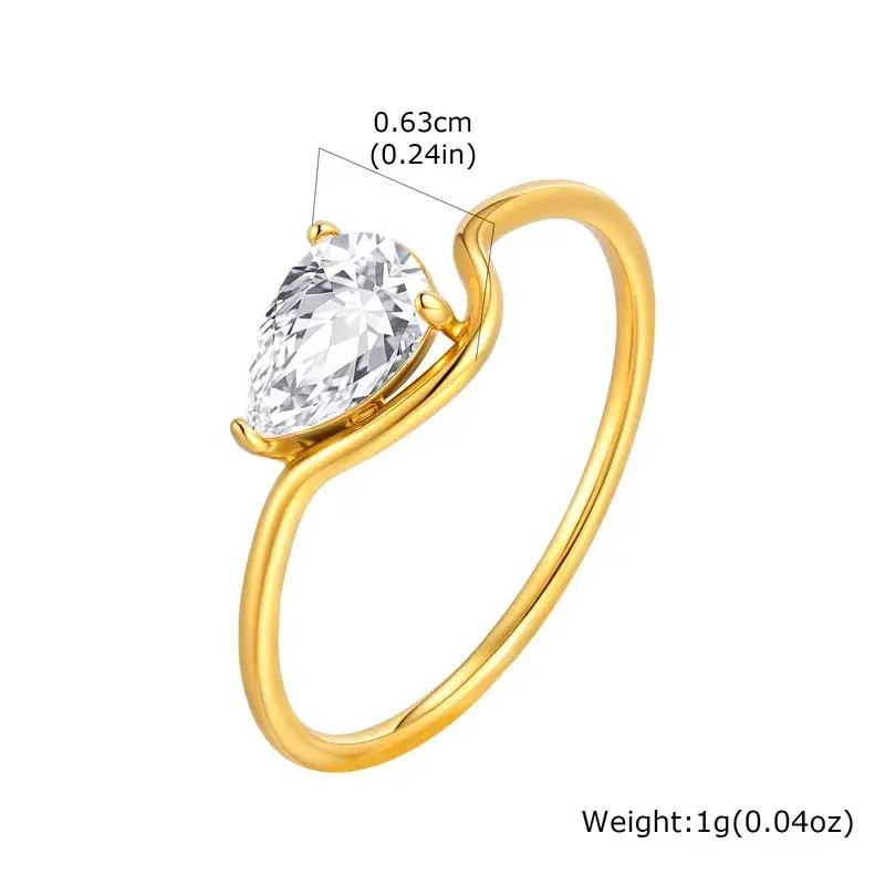 Dewdrop Ring Size:7- FY0056